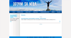 Desktop Screenshot of dotknisaneba.sk