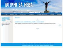 Tablet Screenshot of dotknisaneba.sk